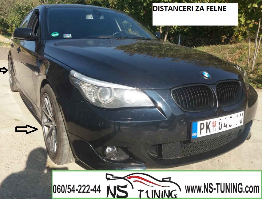 bmw e60 distanceri alu felne 5x120 debljina 15mm ugradnja novi sad tuning